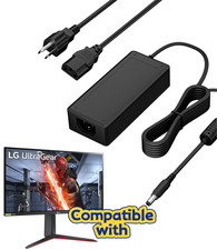 AC Adapter for LG 27GN650-B 32GN650-B 24GN650 LED Gaming Monitor Power Supply US