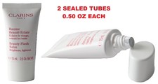2 PC Clarins Beauty Flash Balm 2  0.50 OZ. SEALED TUBES, NO.BOX