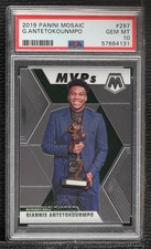 2019-20 Panini Mosaic MVPs Giannis Antetokounmpo #297 PSA 10 GEM MT 1b0