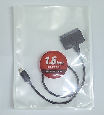 USB 3.1 Type-C To SATA 22 Pin HDD Hard Disk Driver SSD Adapter Cable USB C
