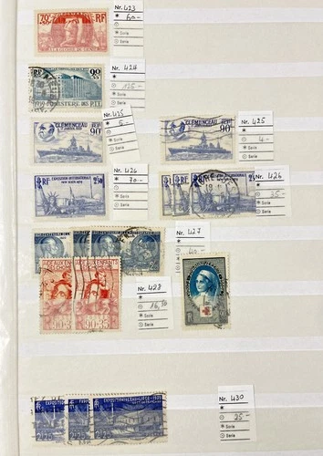 France Mid Period Mixture M&U (Aprx 100) DA1365