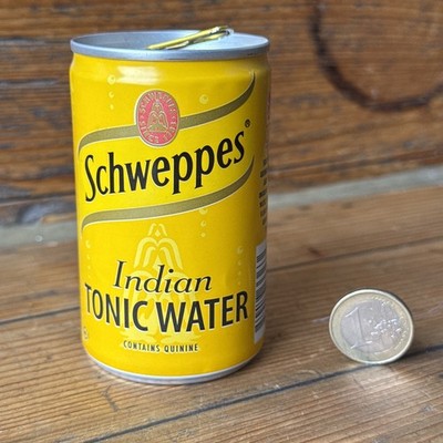 2000er Mini Dose 150ml Schweppes Indian TONIC WATER England - Dose geöffnet LEER