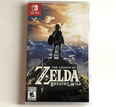 Zelda Breath of the Wild Case Only NO GAME Nintendo Switch Empty