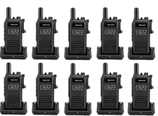 Long Range Walkie Talkies Rechargeable AI 30dB Noise Cancelling CAP700-2