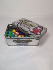 Crazy Bones Lot Of 53 Vintage Multiple Colors Plus Collectors Tin