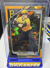 Topps Bowman Chrome Sapphire Henry Davis #7 Pirates Rookie Refractor /150 2024