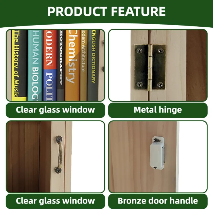 Caja comunitaria exterior impermeable para compartir libros y periódicos, nuevo Foto 4 de 4