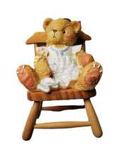 vintage 1996 enesco cherished teddy collection dina "bear in mind your special"