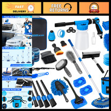 Complete Car Wash Kit With Foam Gun - 40 Pcs Detailing Supplies For Auto Care