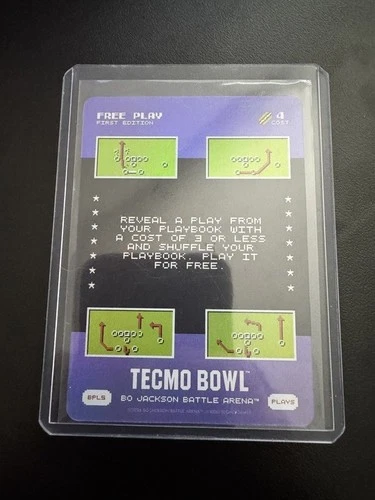 Bo Jackson Battle Arena Tecmo Bowl Bonus Play 5 Free Play - BPL5
