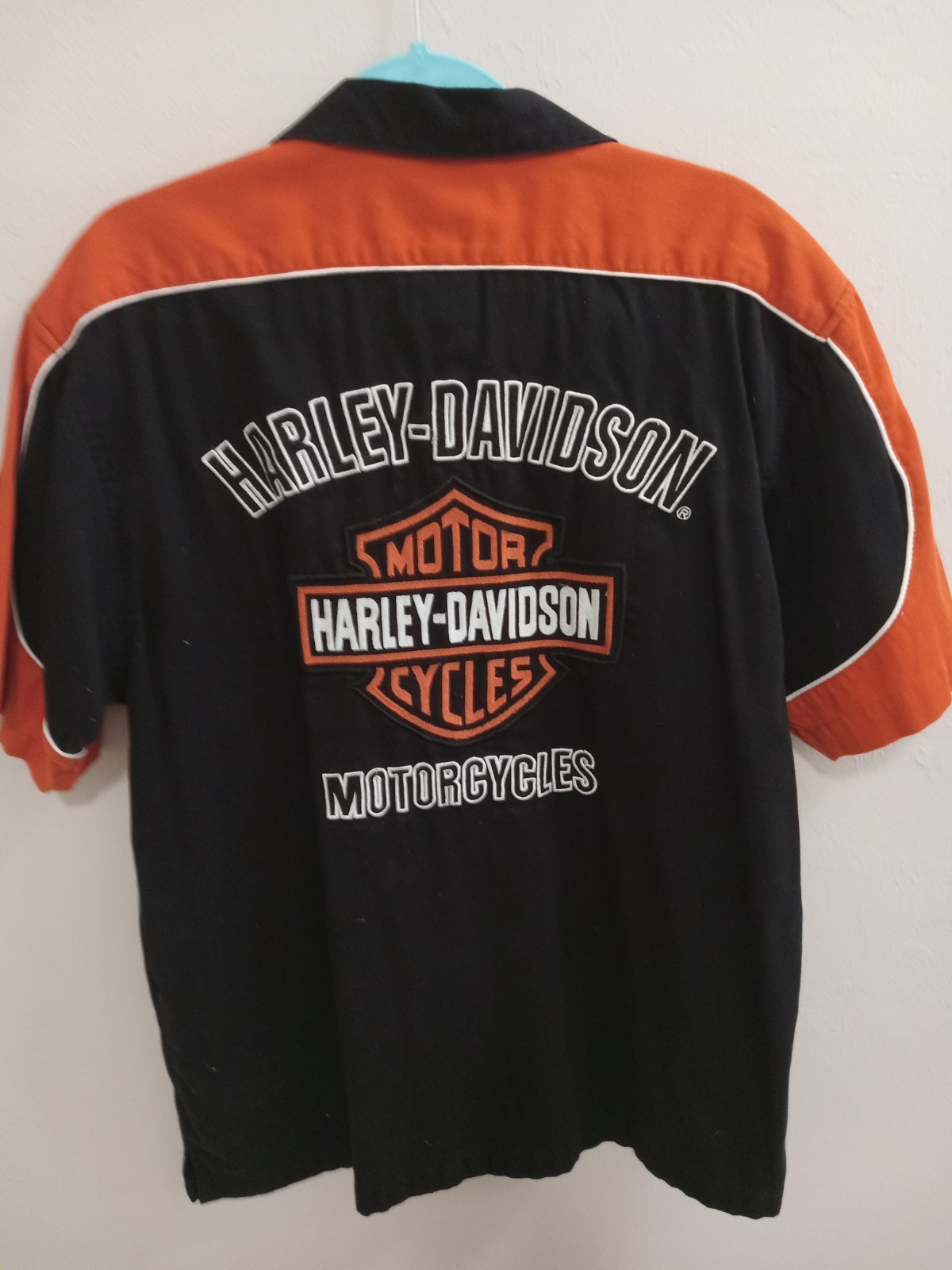 Authentic Harley Davidson button down short sleev… - image 2