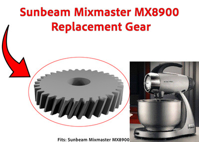 Sunbeam Mixmaster 8900 Replacement Gear 3D Printed Part PERFECT FIT BEST DEAL