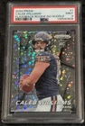 2024 Prizm - Prizm Flashback Rookie Caleb Williams #1 No Huddle Prizm (RC) PSA 9