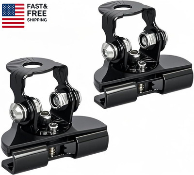 LED Light Bar Mounting Brackets for Engine Hood, 2Pcs Universal Hood Mounts