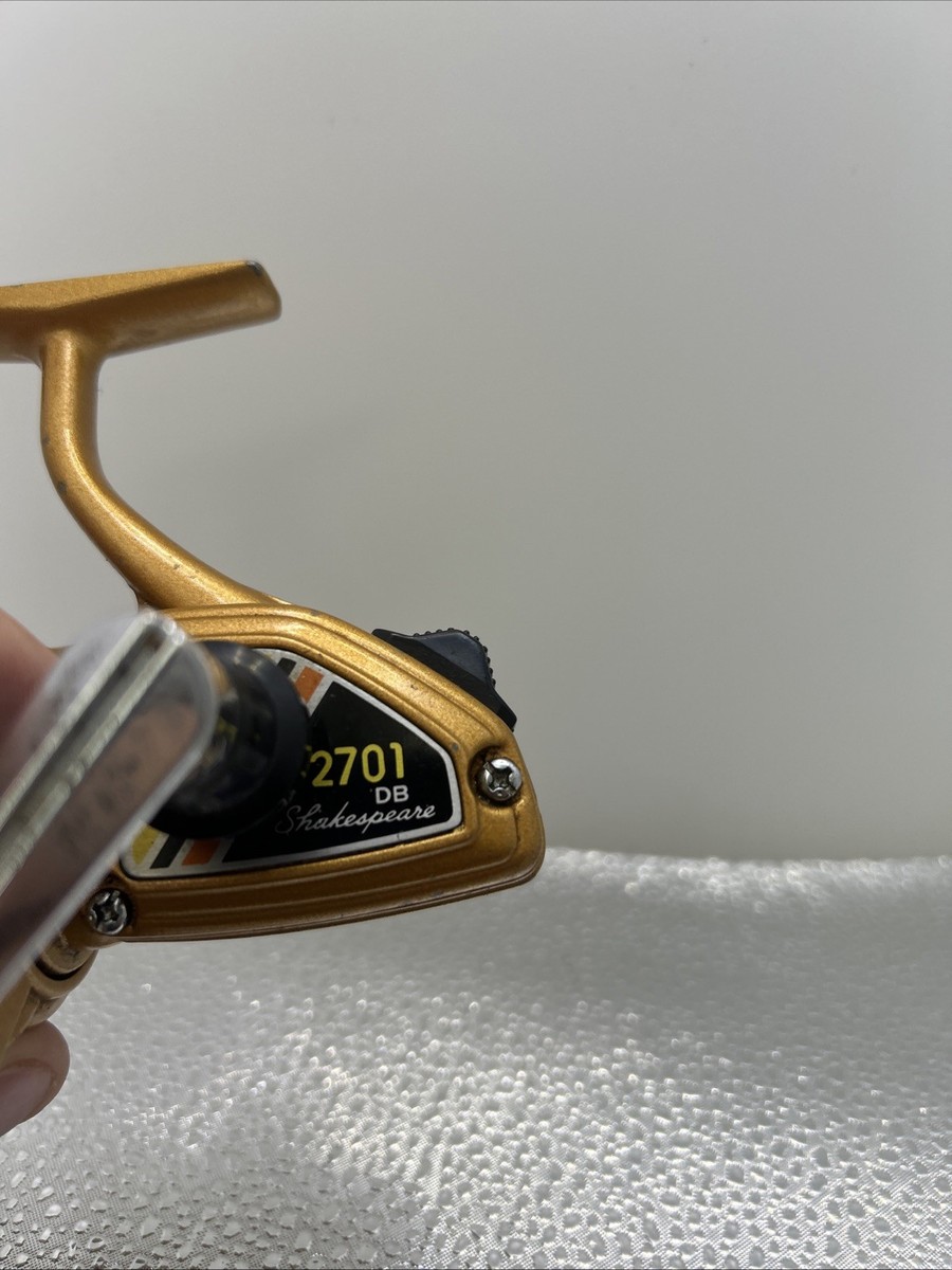 Vintage Shakespeare 2701DB Ambidex gold Spinning reel UL ultra