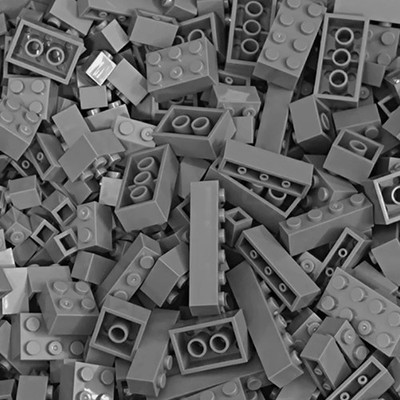 Bunte Bauklötze Stadtset Großpack Kreatives Puzzle Lernspielzeug
