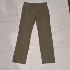 Under Armour Golf Pants Boys L Khaki Chino Straight Leg Loose Fit Classic Sporty