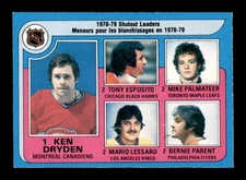 1979 O-Pee-Chee #8 Dryden/Esposito/Palmateer/Lessard/Parent LL NM X3547880