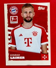 Topps Bundesliga 2023/24 #336 Konrad Laimer - Fehldruck / Fehlschnitt
