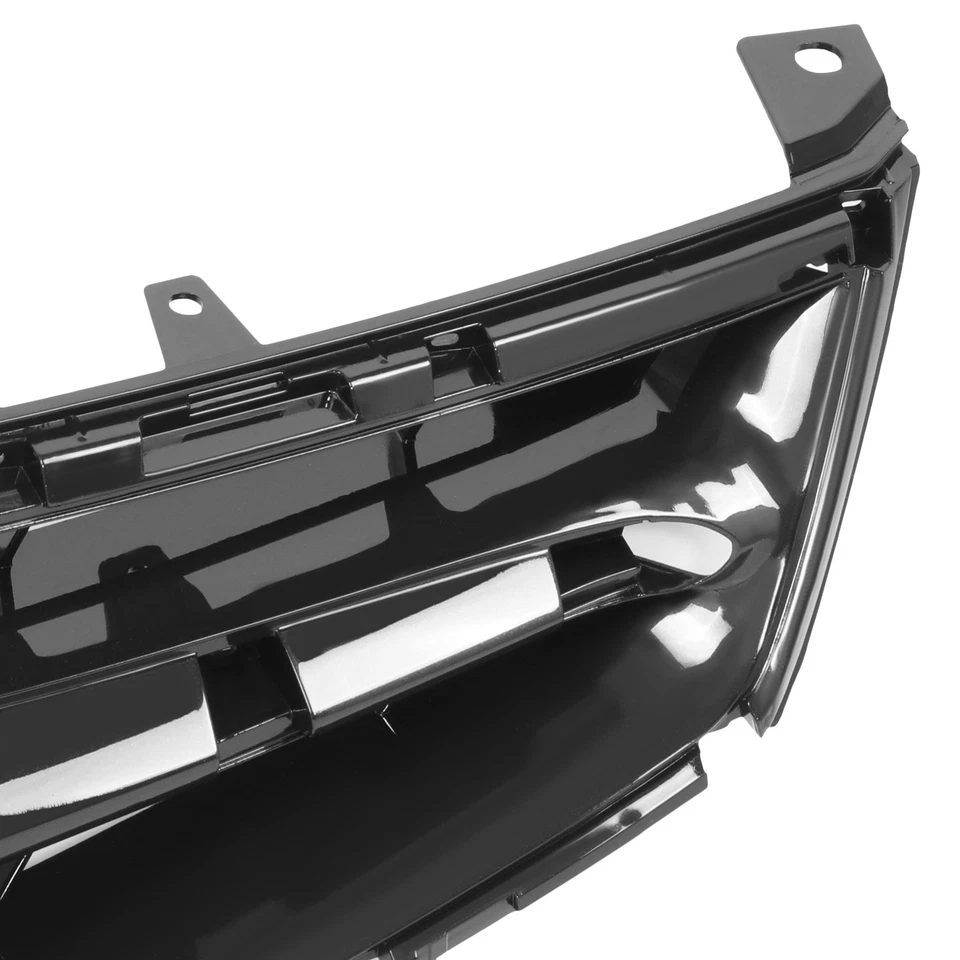 Para 06-08 Acura TSX Estilo OE Negro Mate Parachoques Delantero Rejilla con Emblema Provisión Foto 4 de 4