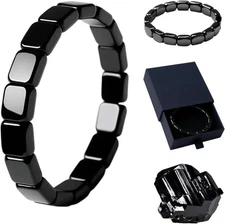 Hemys Hematite Bracelet for Men, 2025 New Hemios bracelet Male Energy Jewelry