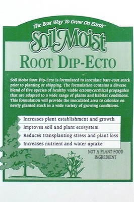 Soil Moist Mycorrhizal Root Dip 12oz Jar Ecto Only Mix Treats 4000 Seedlings