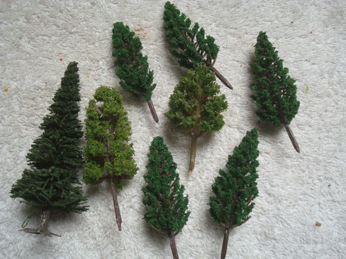 Spur N    1  Bogenbrücke 22 x 3 cm lang ,6 cm hoch  gebr. + 5 Figuren 1: 160 ! - Bild 4 von 4