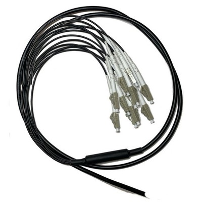 393' (120M) 12F SM Armored Indoor Outdoor Plenum Fiber Patch Cords LC to LC i...