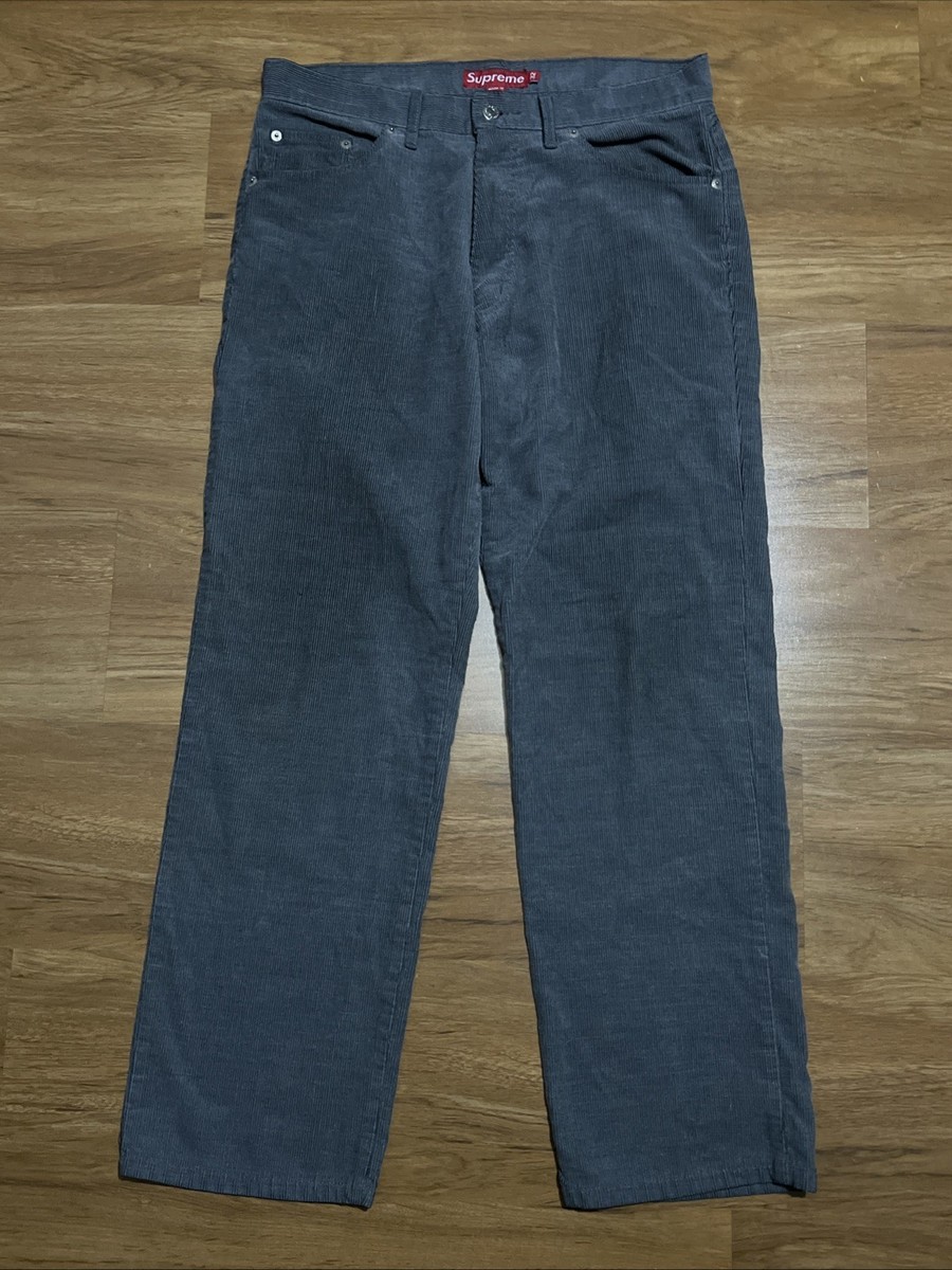 Supreme Wide Wale Corduroy Painter Pant Gray Size 32 | eBay
