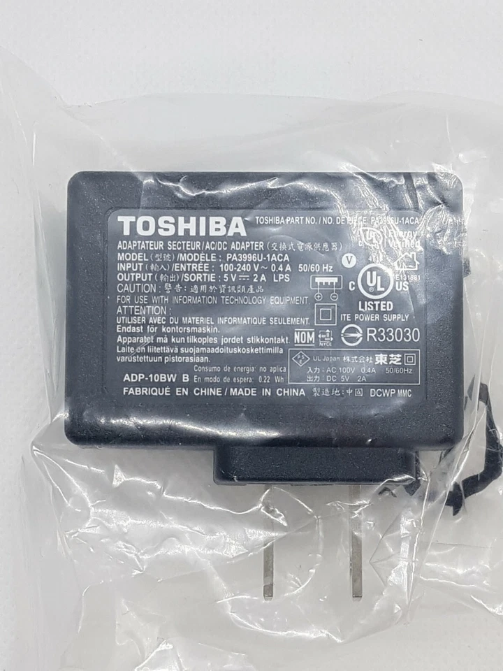 2 зарядных кабеля Toshiba USB-MICROUSB с адаптером переменного/постоянного тока сделка - Изображение 4 из 4
