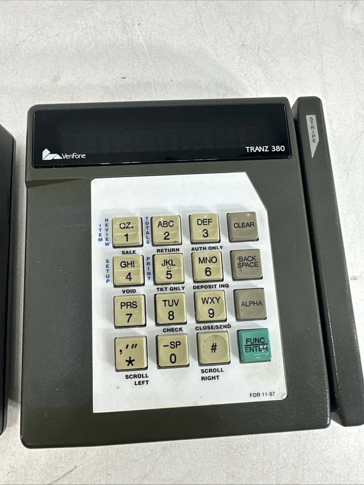 Verifone TRANZ 380 Payment Terminal *LOT OF 2* #TL-850 — 第 3/4 张图片