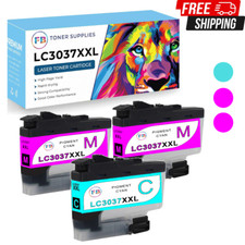 Ink Cartridge for Brother 1 set 2M 1Cyan LC3037 LC-3037XXL for MFC-J5845DW MFC