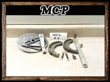 VTG 1970s 1980s Maico 250 390 400 490 ? Front Brake Plate & Hardware MCP-6 #8