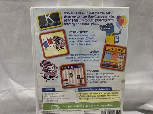LeapFrog Leapster Kindergarten Game Cartridge Learning K SEALED NEW - Picture 5 of 8