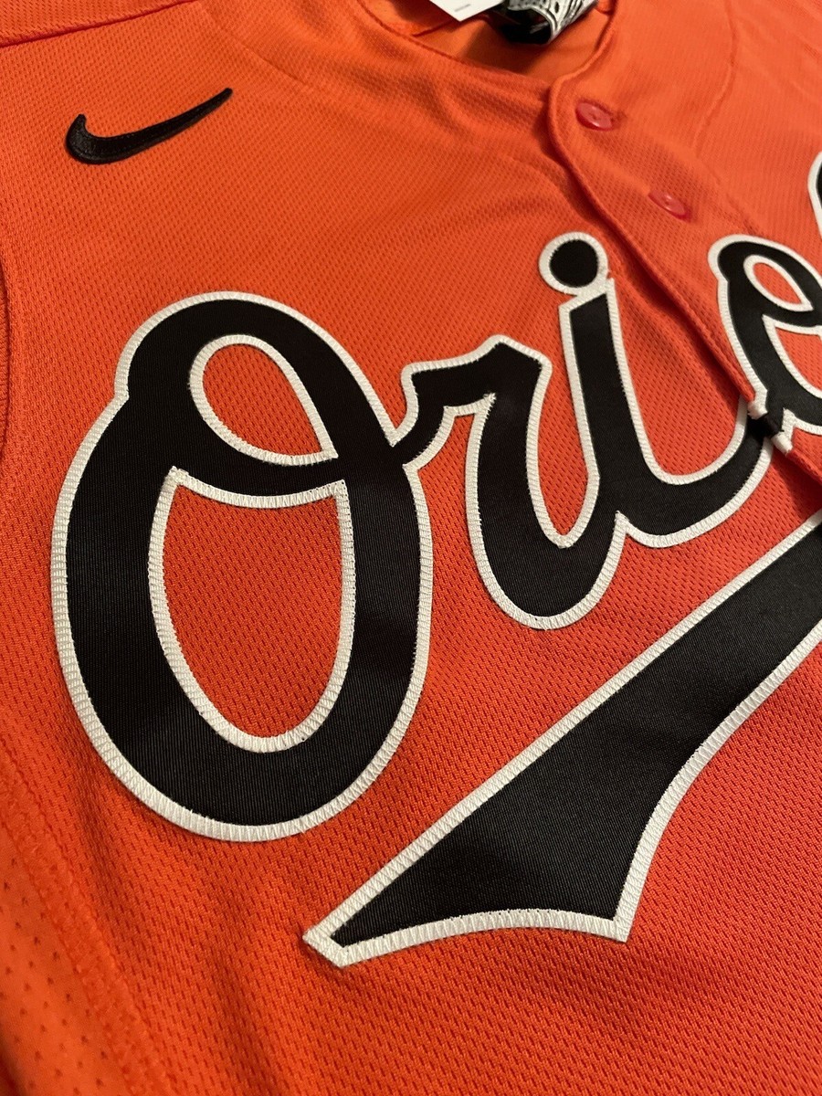 Baltimore Orioles Nike Authentic On-Field Alt Orange Jersey
