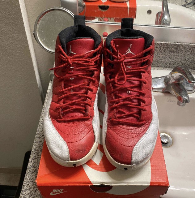 red 12s size 8