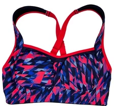 TYR Womens Cross Back Support Sports Bra Removable Pads Sample Size Small