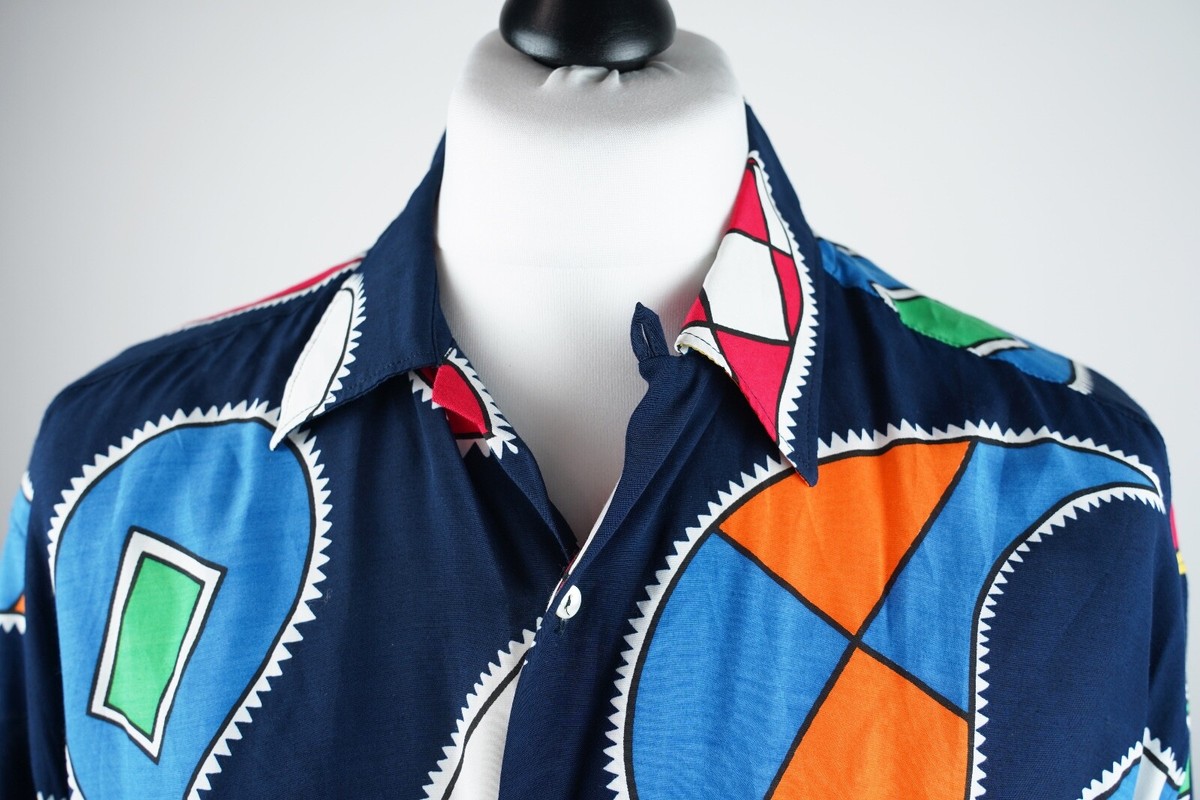 Jean-Charles de Castelbajac Shirt Colorful Graphic Viscose