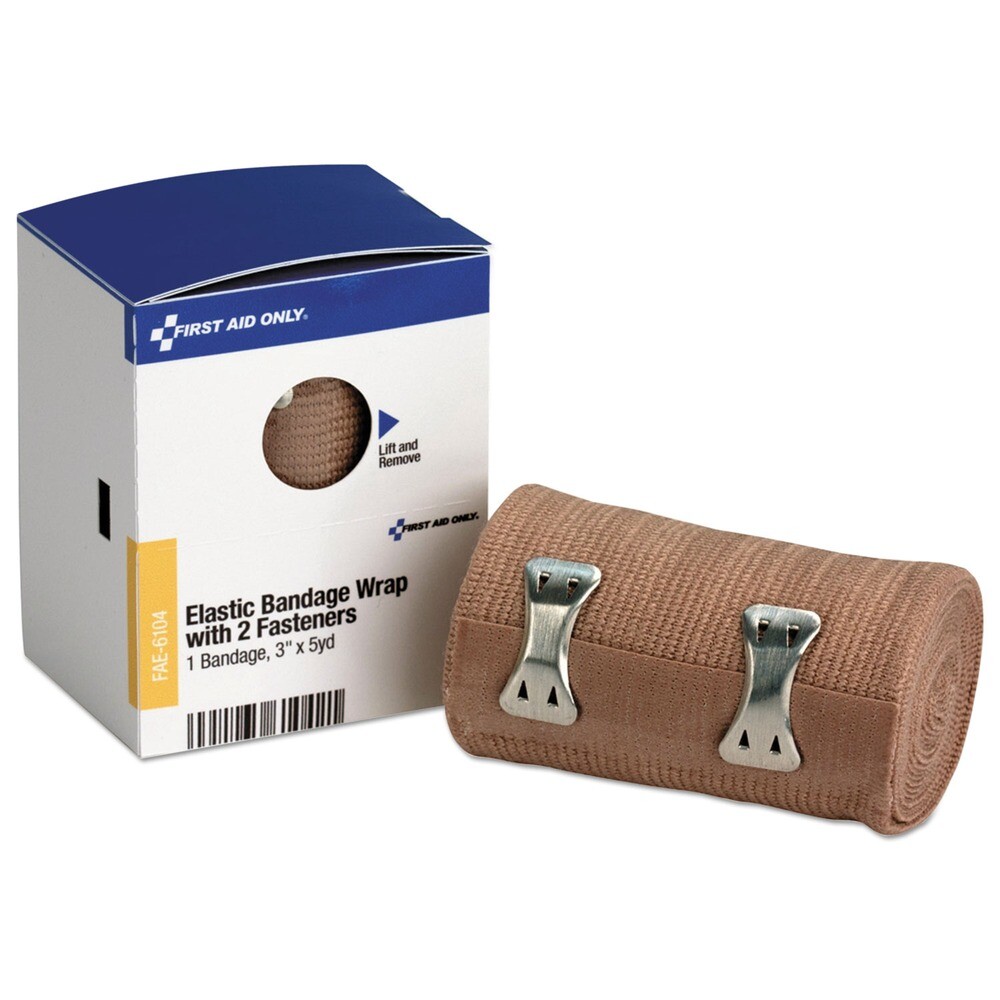 Только для оказания первой помощи FAE6104 Эластичный бинт размером 3 дюйма x 5 ярдов, новый для аптечки