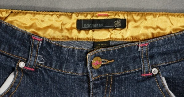 SJ10418 **ROCA WEAR** STRAIGHT LEG WOMENS JEANS sz16 - Изображение 4 из 4