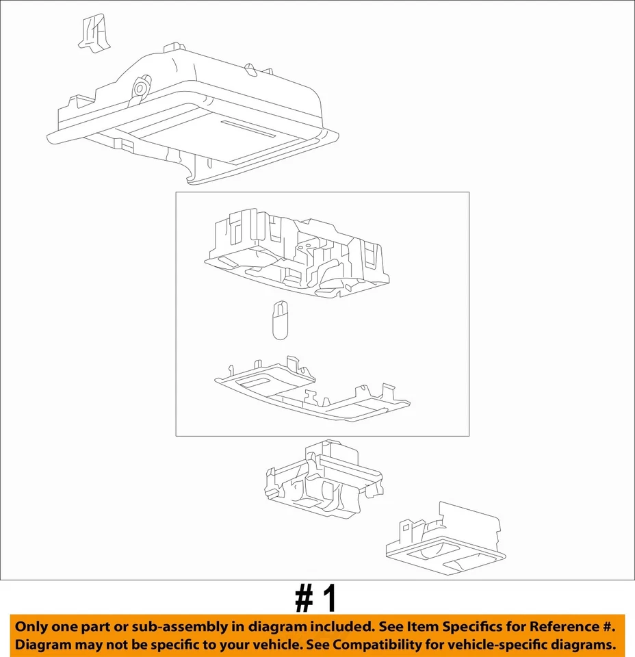 Console central superior frontal usado serve para: teto Ford Explorer 2015 sem teto solar frontal - Imagem 4 de 4