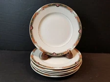 HLC 1524 By Homer Laughlin, 8" Salad Plates 6 Pcs. 