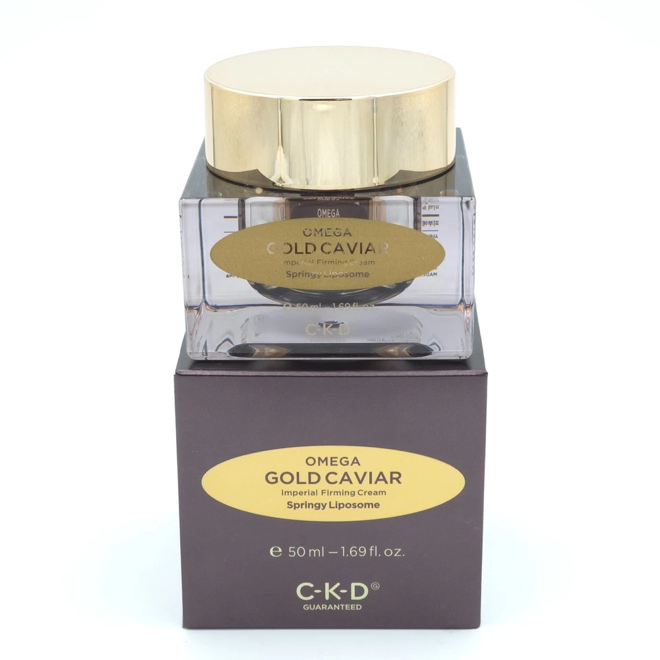 Укрепляющий крем CKD Omega Gold Caviar Imperial 50 мл эластичность сияние K-Beauty - Изображение 2 из 4