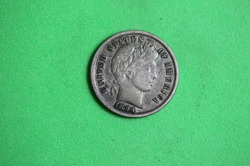 ESTATE FIND 1894 Barber Dime!!  #K18071