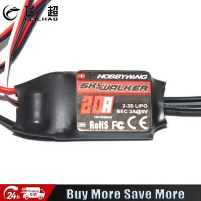 Hobbywing SkyWalker BEC 2-3S Lipo Speed Controller 20A/15A Brushless ESC