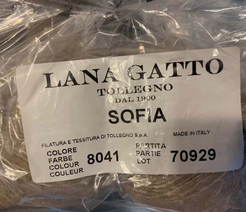 LANA GATTO - SOFIA - Unique Blend - Alpaca, Linen, Merino. 246 yards Brand New!  - Image 3 of 4