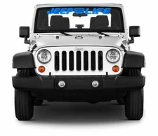 Windshield Banner for Wrangler YJ TJ JK JL & JT - JeepLife Window Vinyl Decal