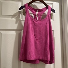 NWT Lululemon Swiftly Tech Racerback Tank Top Race Length Pow Pink Size :12