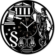 Avvocato ➤ Orologio da Parete - Studio Legale Notaio Law Justice Idea Regalo