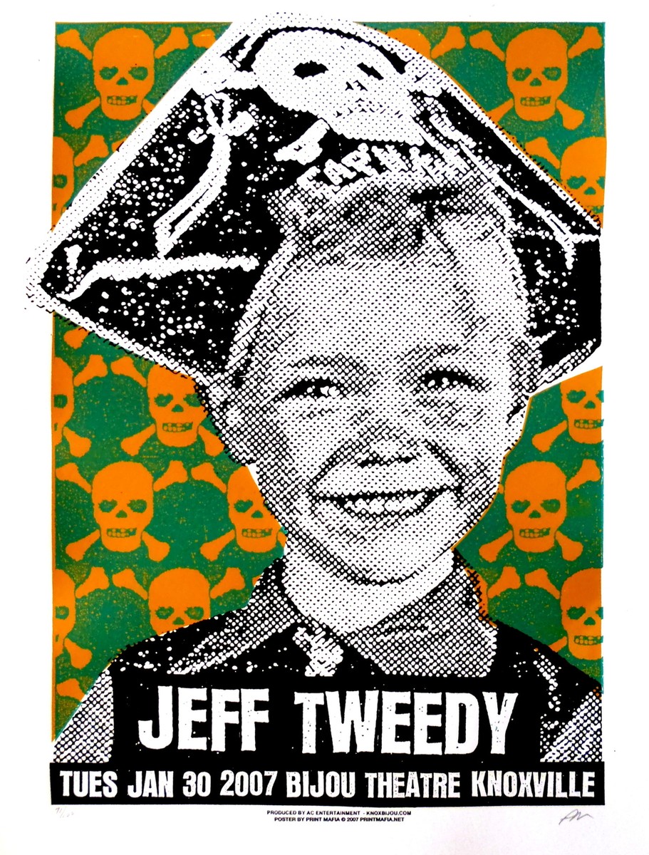Jeff Tweedy Concert Poster Knoxville 2007 Wilco | eBay
